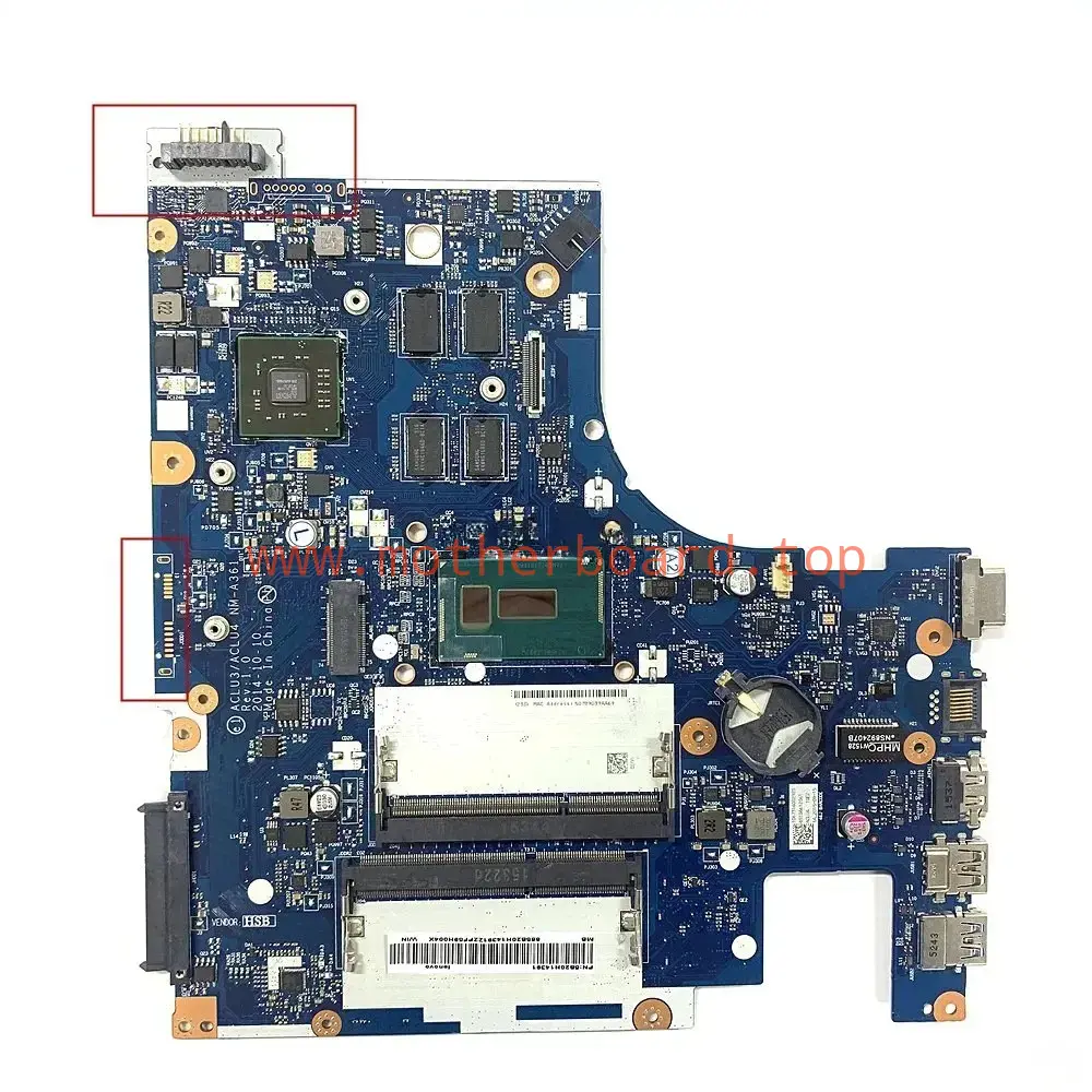 ACLU3 NM-A361 Laptop Motherboard For LENOVO Ideapad G50-80 I5 I7 5B20H14431