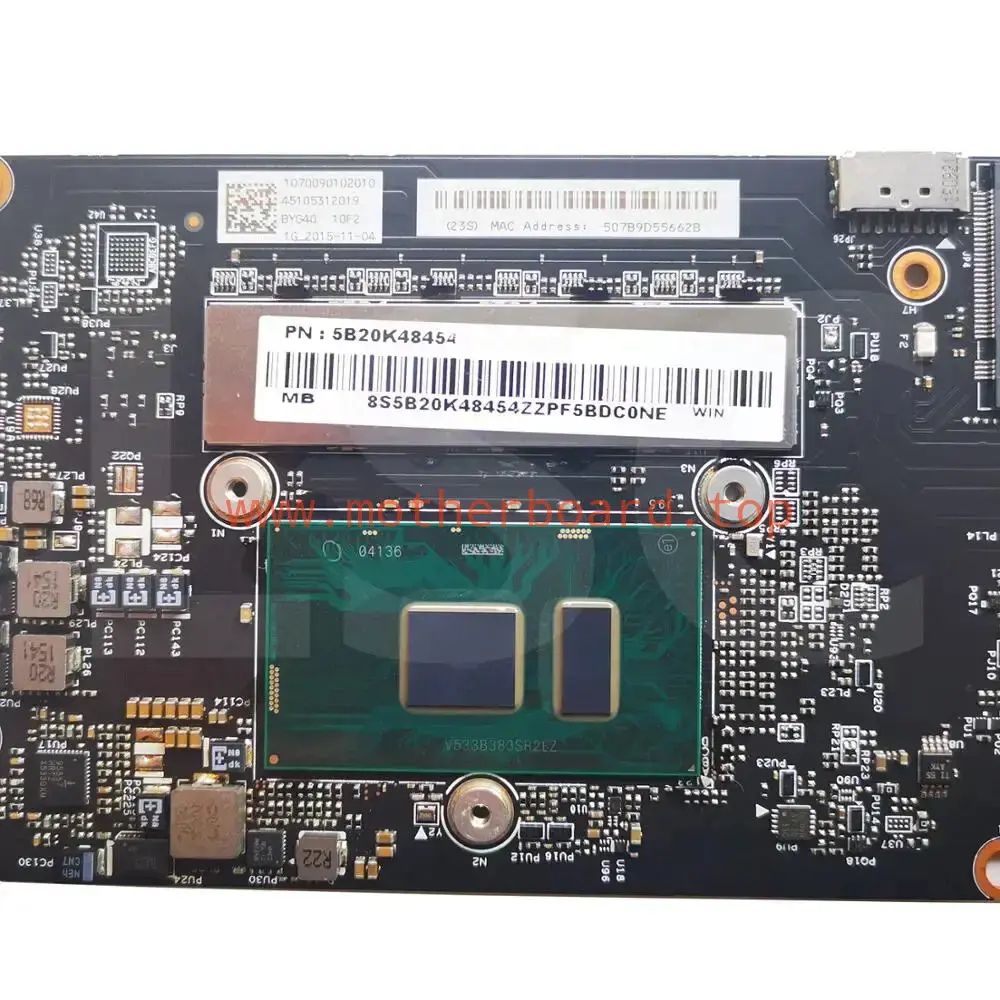 For Lenovo YOGA 900-13ISK Motherboard 5B20K48454 BYG40 NM-A411 I7-6500U CPU 16GB 3