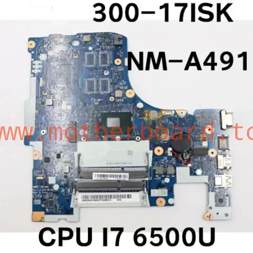For Lenovo Ideapad 300-17isk B71-80 BMWD1 NM-A491 motherboard CPU I7 6500U DDR3