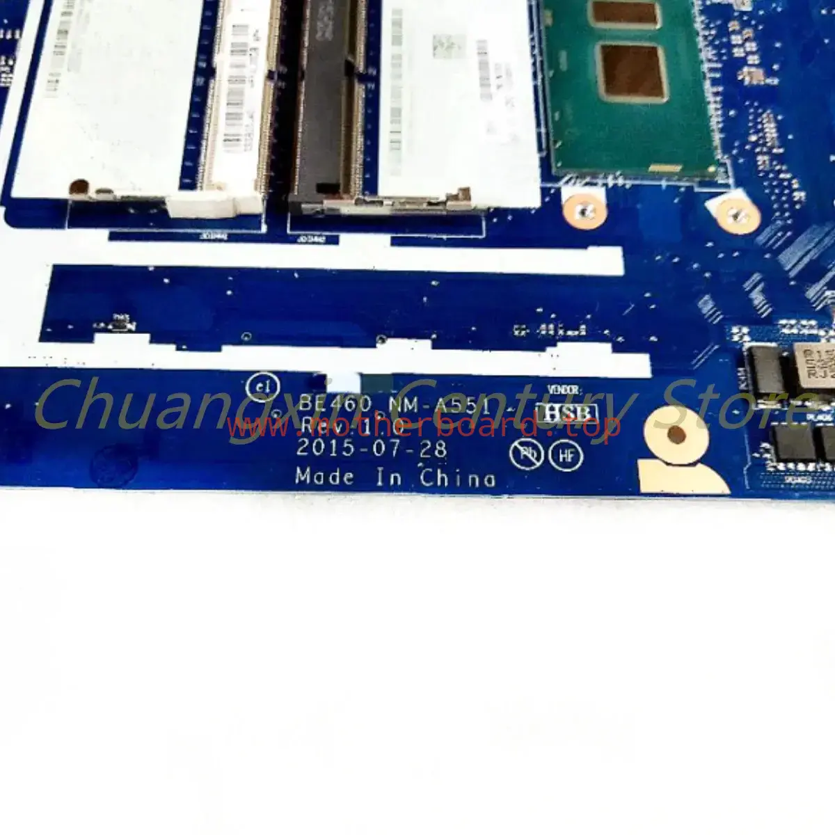 NM-A551 For Lenovo ThinkPad E460 motherboard BE460 W/ I5 I7 6th Gen CPU 2GB GPU 4
