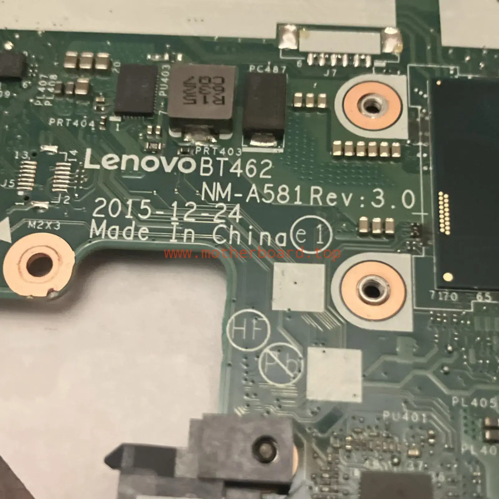 Lenovo BT462 NM-A581 Rev 3.0 Laptop Motherboard For Lenovo Green 3