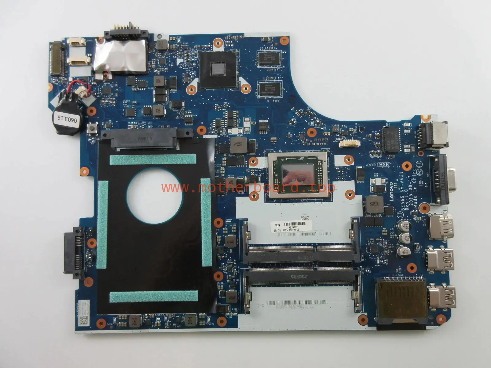 Original LENOVO THINKPAD E565 BE565 NM-A631 REV:1.0 A10-8700P Motherboard