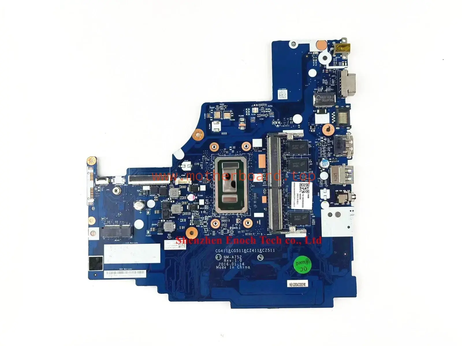 I3-6006 NM-A752 4GB Mainboard for Ideapad 310-15ISK MOTHERBOARD PN:5B20N06906