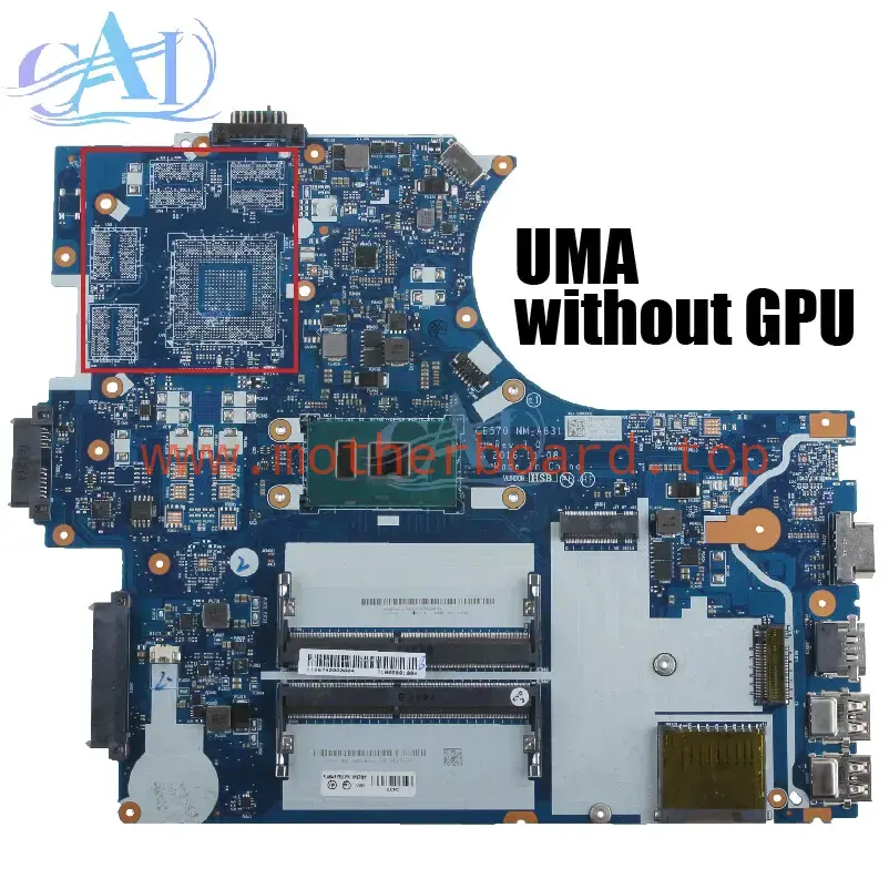 NM-A831 For LENOVO Thinkpad E570 Laptop Motherboard 01HW728 01HW725 i5i7 UMA/DIS 4