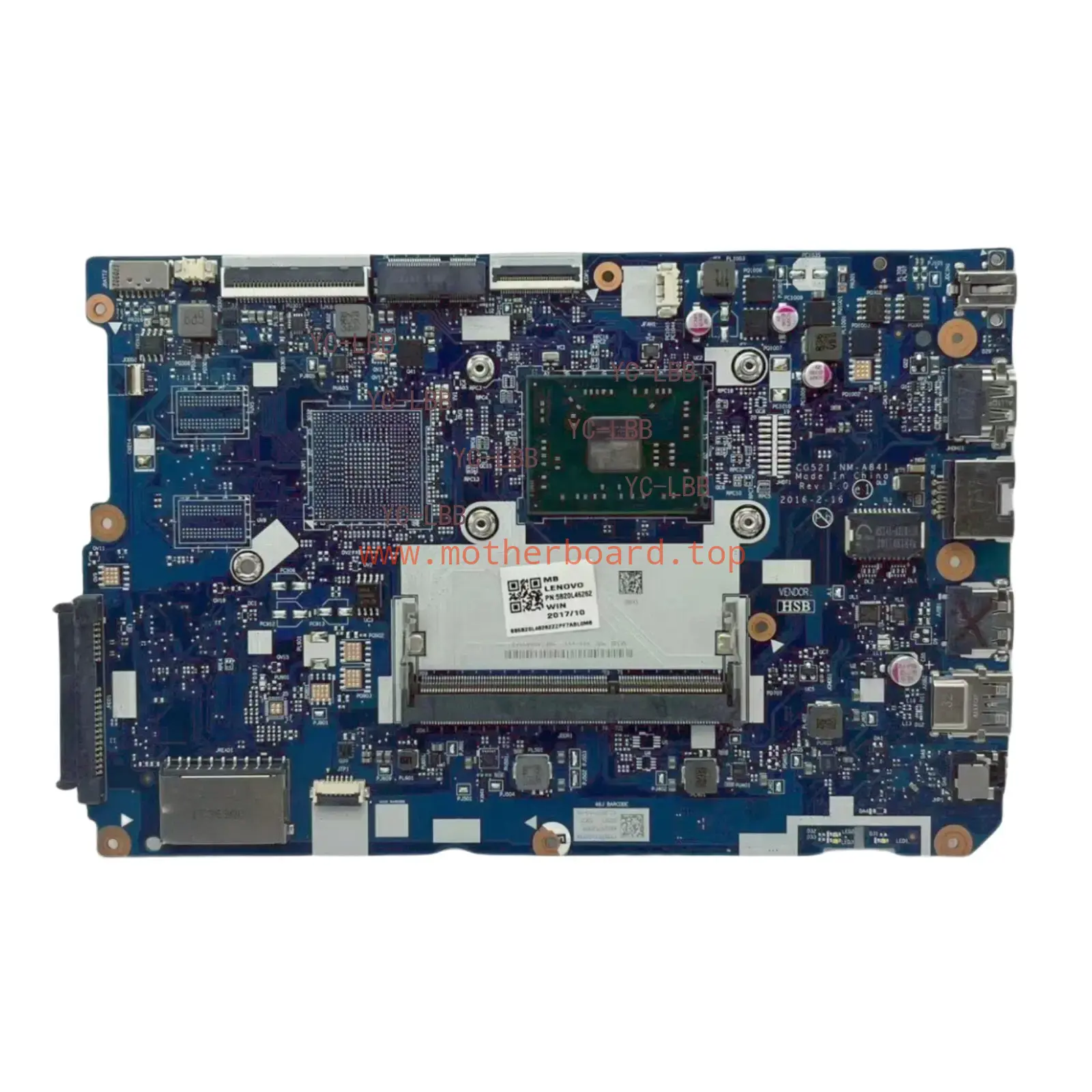 NM-A841 For Lenovo ideaPad 110-15ACL laptop motherboard A4/A6/A8 CPU 5B20L46262