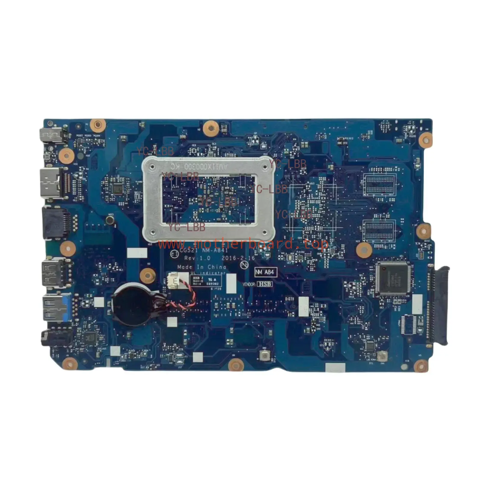 NM-A841 For Lenovo ideaPad 110-15ACL laptop motherboard A4/A6/A8 CPU 5B20L46262 2