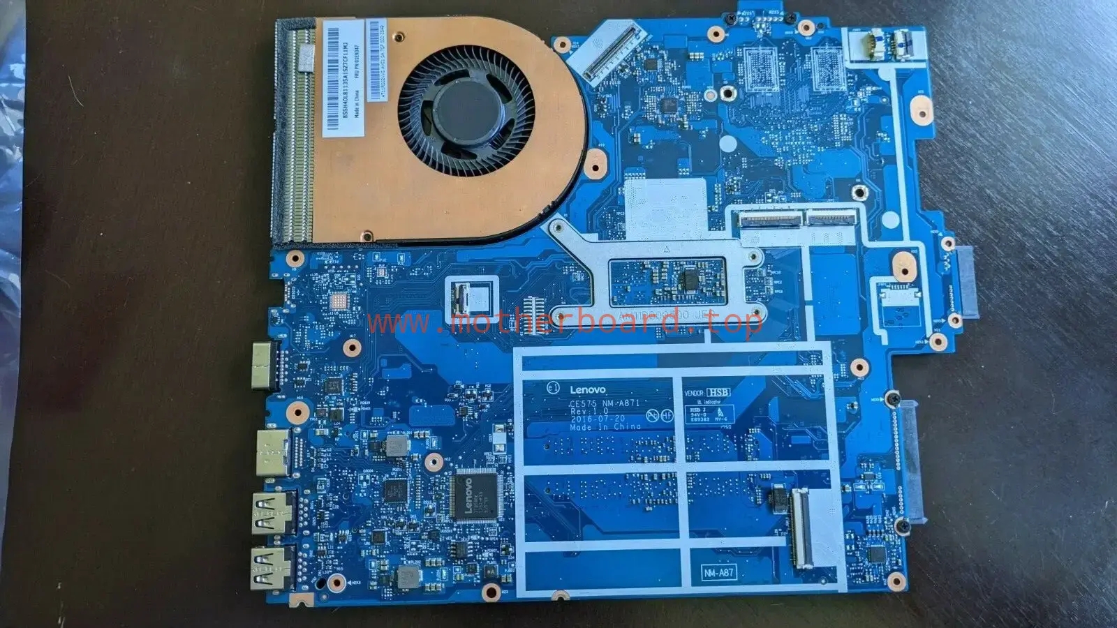 Motherboard for Lenovo E575 15.6", CE575 NM-A871 Rev. 1.0 2