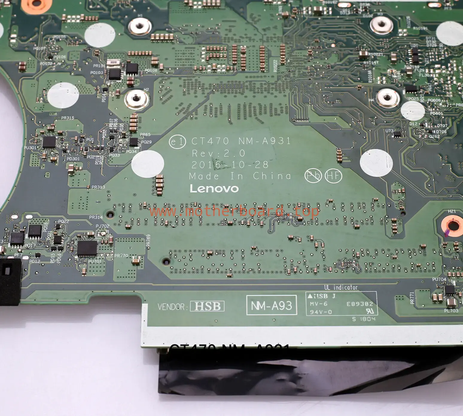 For Lenovo ThinkPad T470 Motherboard UMA CT470 NM-A931 i7-7600U 01HX668 01HX664 3