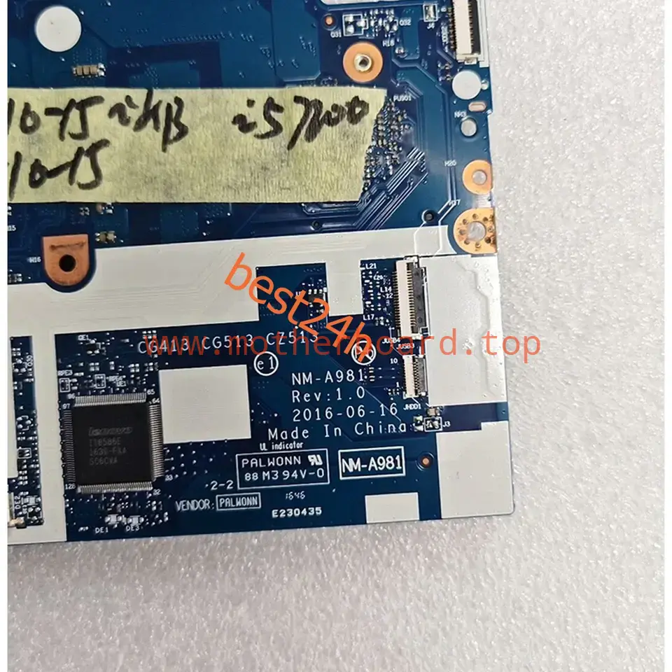 5B20M31176 For Lenovo 310-14IKB 310-15IKB i5-7200U Motherboard NM-A981 2