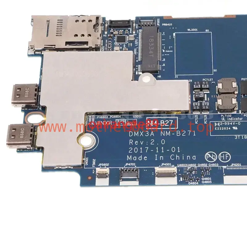 NM-B271 For Lenovo ThinkPad X1 Tablet Motherboard i5-8350U i7-8550U CPU 16GB RAM 3
