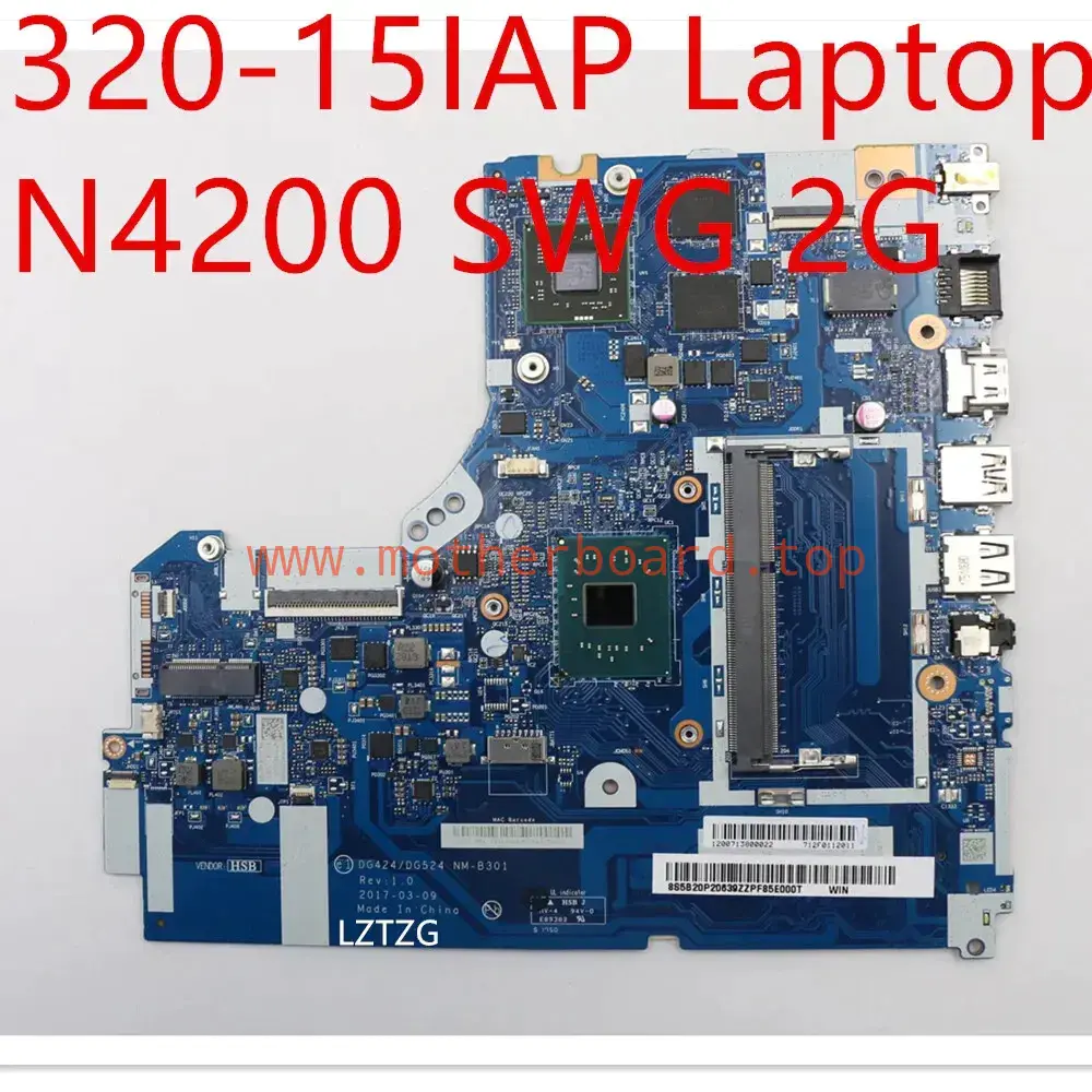 NM-B301 For Lenovo ideapad 320-15IAP Laptop Motherboard N4200 N530 2G 5B20P20639