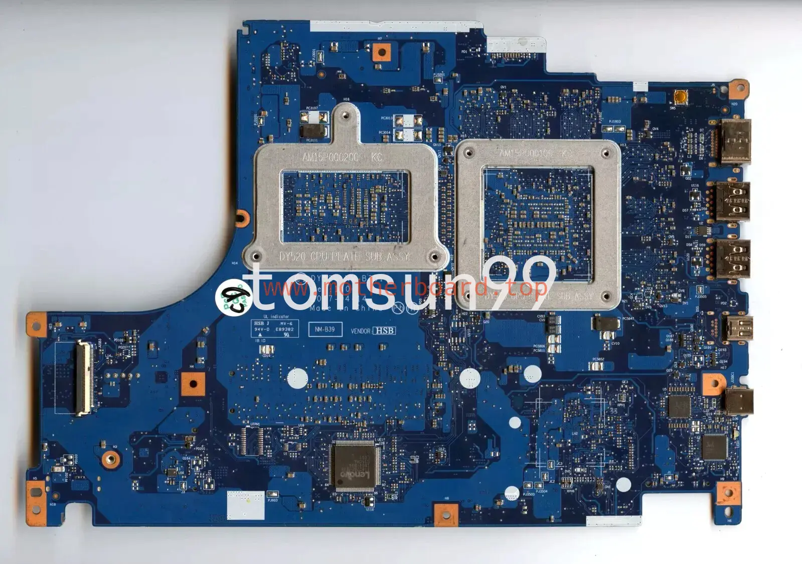 For LenovoY520-15IKBM Motherboard DY520 NM-B391 With i5-7300HQ i7-7700HQ GTX1060 2