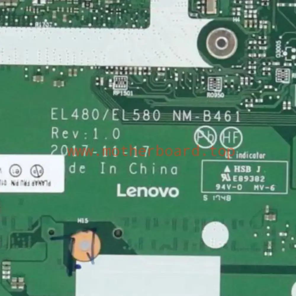 For Lenovo Thinkpad L480 L580 NM-B461 Motherboard CPU i3 i5 i7 7th/8th Gen 4