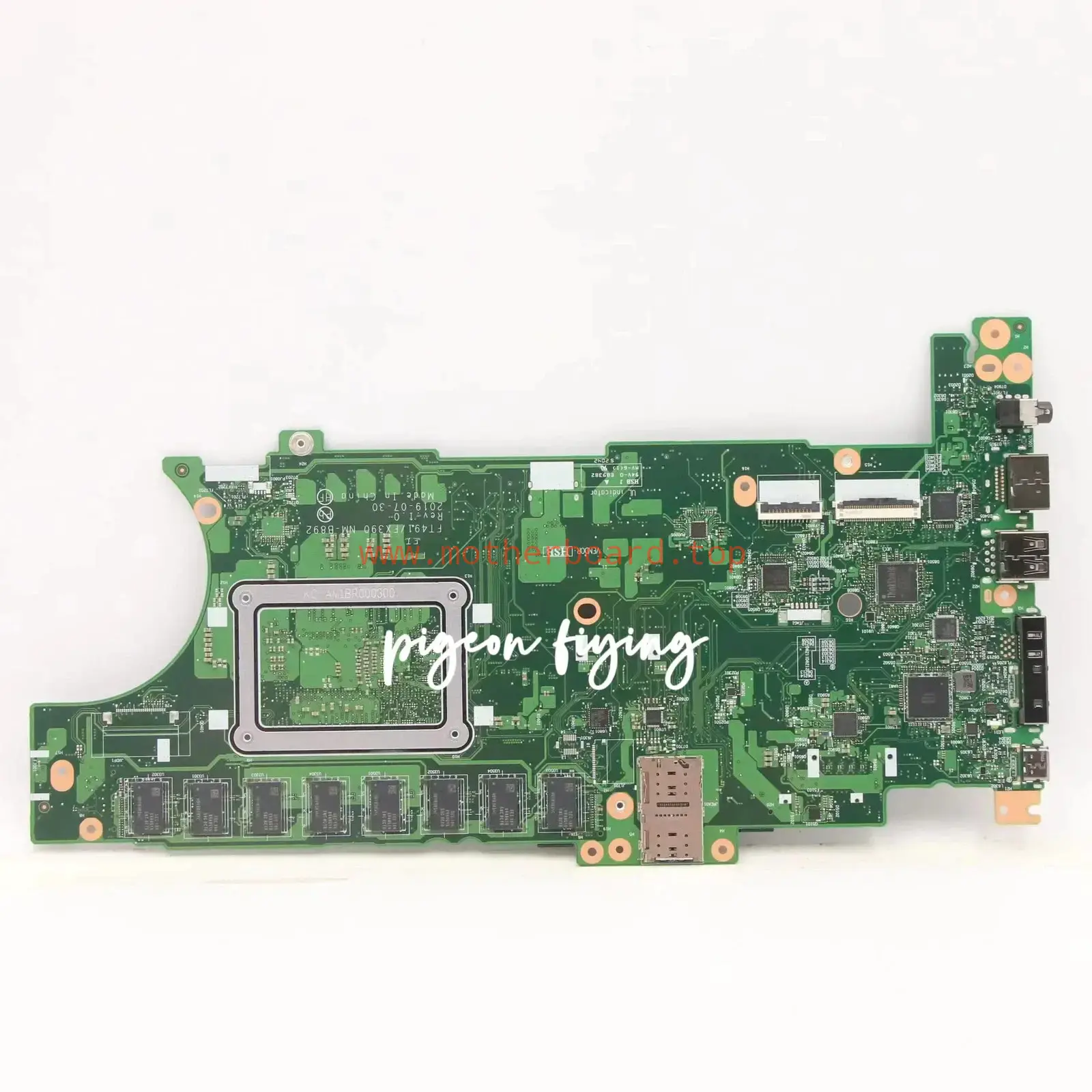 NM-B892 For Lenovo ThinkPad X390 Type 20SC 20SD Motherboard I5 I7 RAM:8GB/ 16GB 2