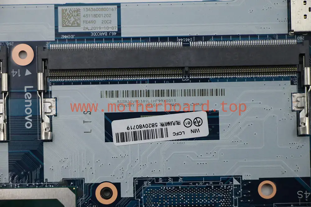 For Lenovo ThinkPad E490 E590 UMA Motherboard i3 i5 i7 NM-B911 5B20V80719 4