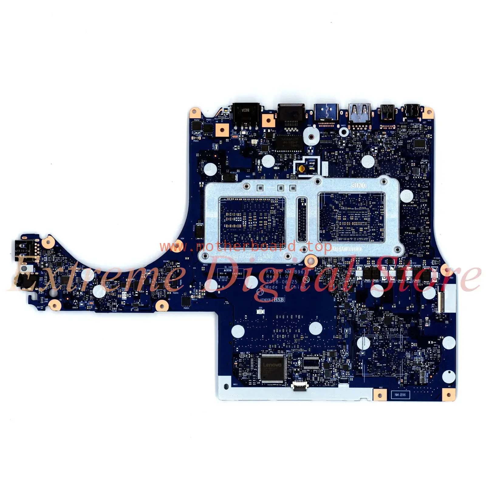 NM-B961 For Lenovo Legend Y530-15ICH motherboard with CPU I5 I7 GTX1060 6GB GPU 2