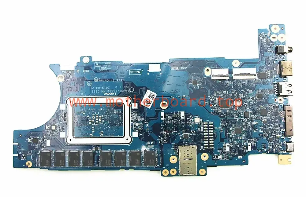 NM-C181 For Lenovo ThinkPad X395 T495S Laptop Motherboard CPU R5 R7 RAM 8G 16G 2