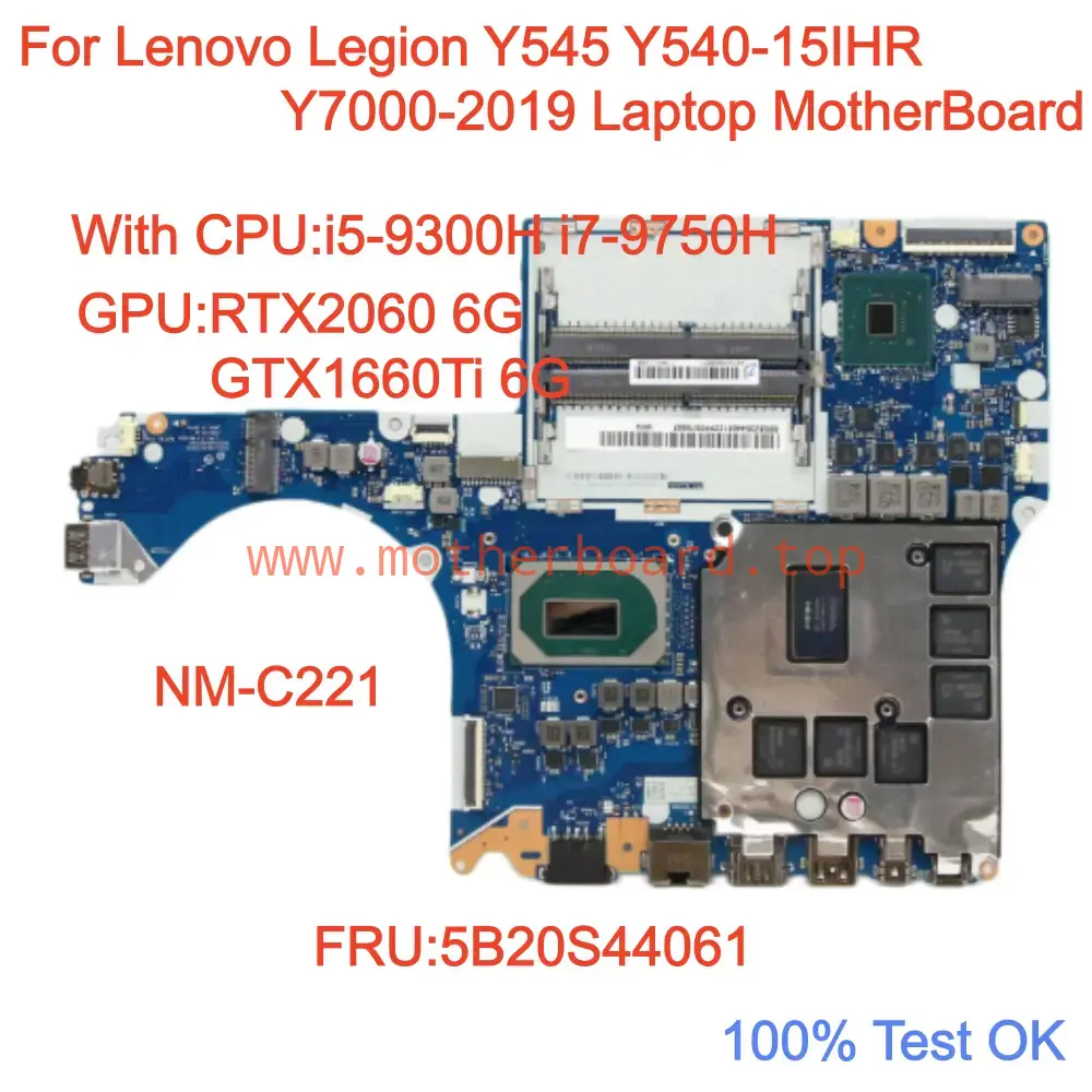 NM-C221 For Legion Y545 Y540-15IHR Motherboard GTX1650 4G FRU 5B20S44550
