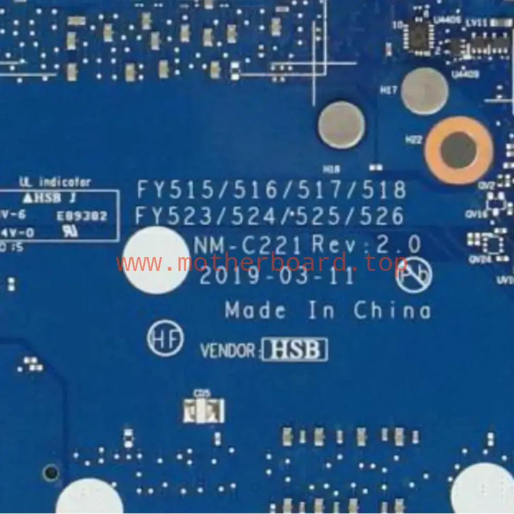NM-C221 For Legion Y545 Y540-15IHR Motherboard GTX1650 4G FRU 5B20S44550 4