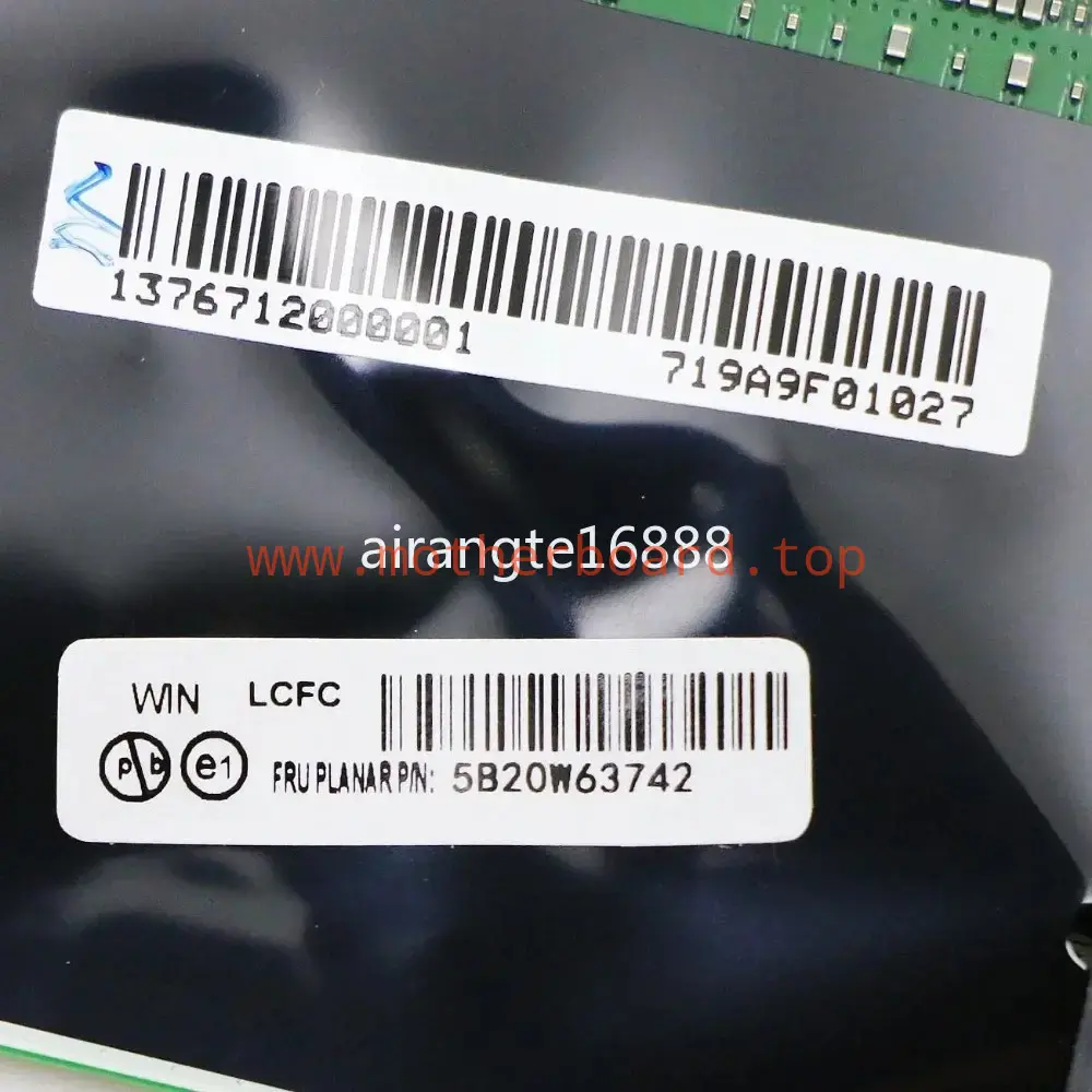NM-C262 For Lenovo ThinkPad FP530 P53 motherboard with I5 I7 CPU T1000/T2000 4G 4