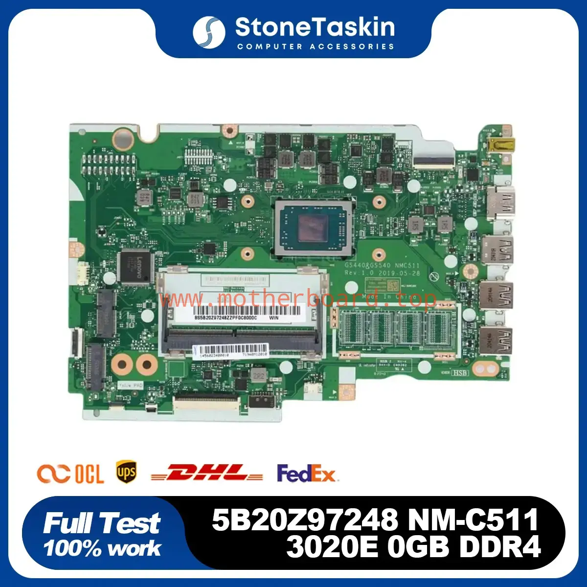 NM-C511 For Lenovo Ideapad S145-15API Motherboard 5B20Z97248 3020E R3 3200U