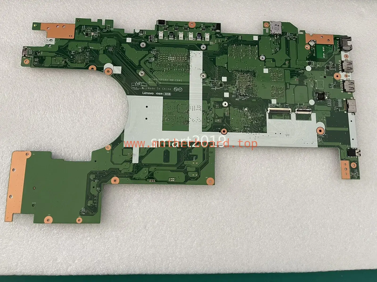 Motherboard For Lenovo ThinkPad P15v Gen 1 type NM-C641 W/ i7-10th Gen CPU DDR4 2