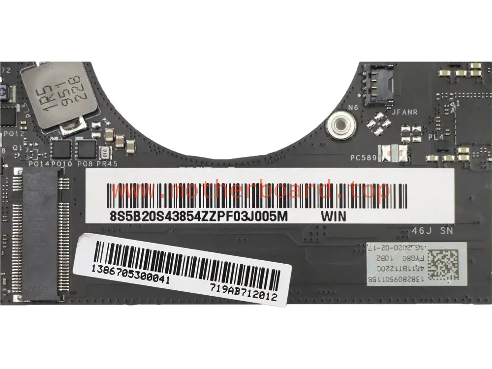 For Lenovo Yoga C940-14IIL UMA Laptop Motherboard I5 I7 NM-C761 5B20S43854 4