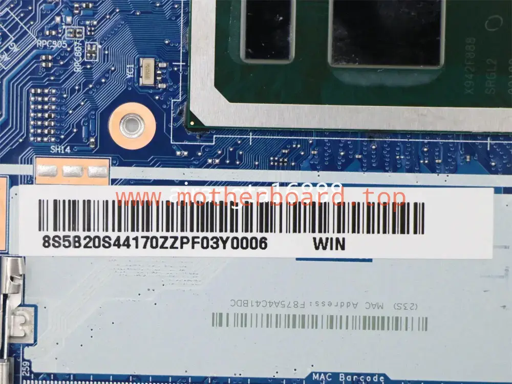 Motherboard For Lenovo Ideapad 3-14IML05 NM-C781 5B20S44170 UMA i3 i5 i7 4G 4