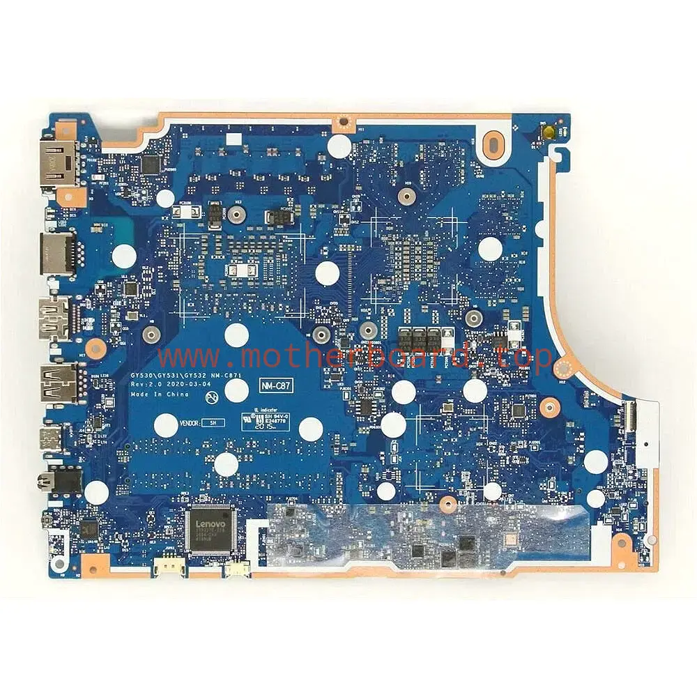 NM-C871 For Lenovo gaming 3-15IMH05 motherboard i5 i7 1650Ti 4G 5B20S44483 2
