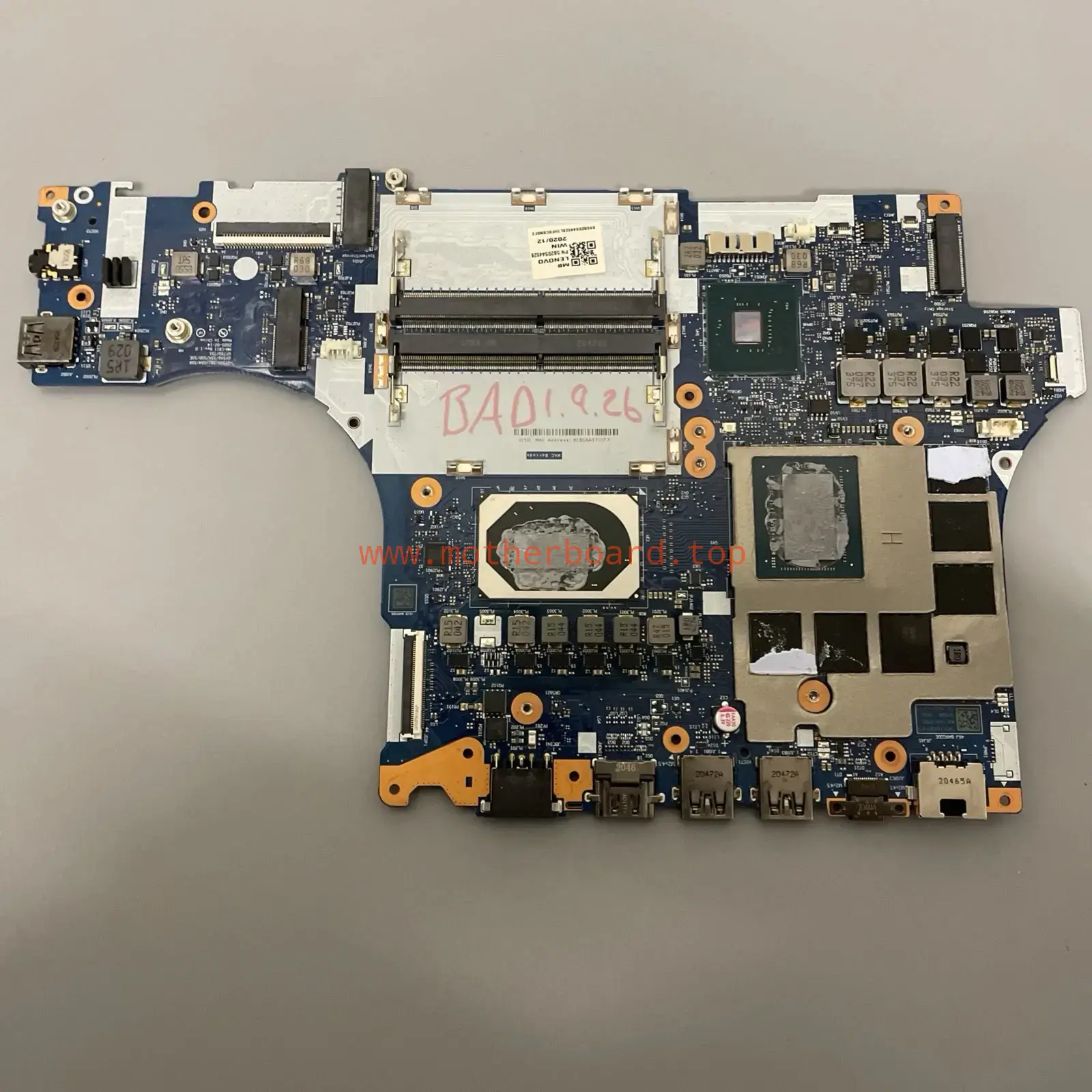 NM-C911 For Lenovo 5-15IMH05H Motherboard SRH84 I5-10300H CPU+RTX 2060 WR11526R