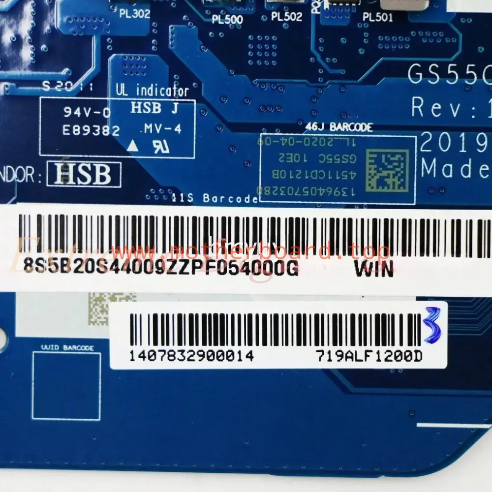For Lenovo Ideapad L3-15IML05 motherboard NM-C952 with I5 I7 10th Gen RAM-4G GPU 4