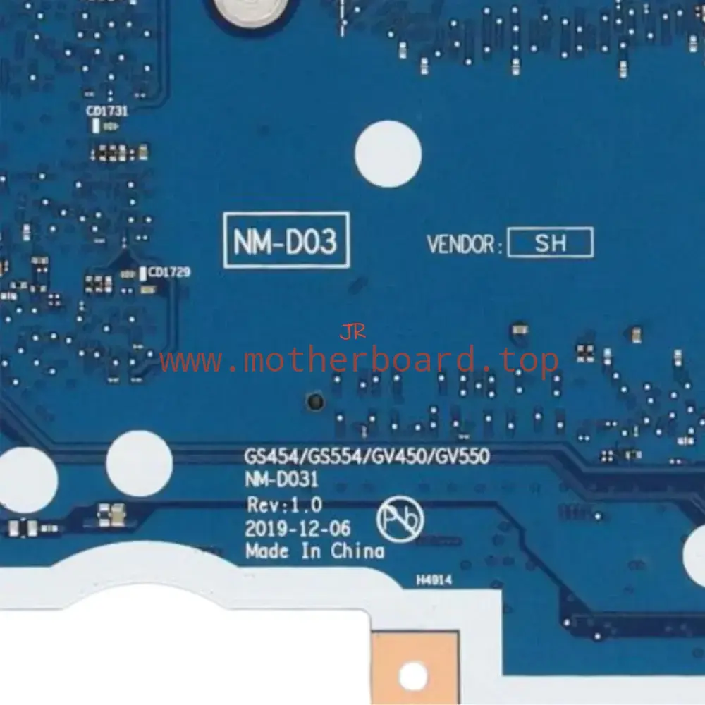 NM-D031 For Lenovo Ideapad 3-15IIL05 3-14IIL05 Motherboard CPU i3 i5 i7 RAM 4G 4