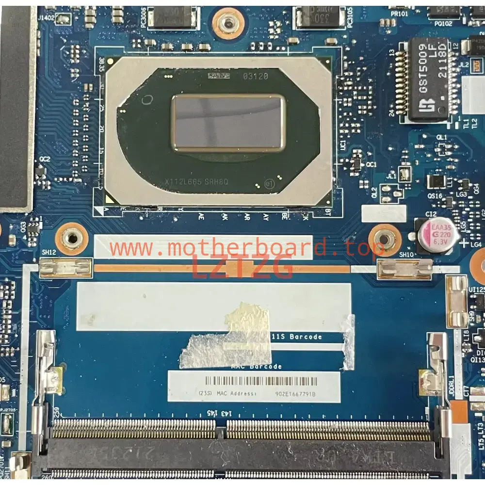 NM-D091 For Lenovo ThinkBook 15p IMH Motherboard I7-10750H GTX1650Ti 5B20Z74903 2