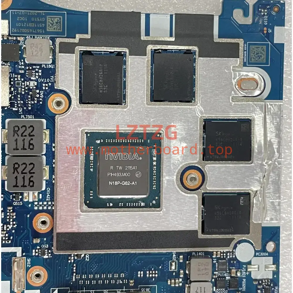 NM-D091 For Lenovo ThinkBook 15p IMH Motherboard I7-10750H GTX1650Ti 5B20Z74903 3