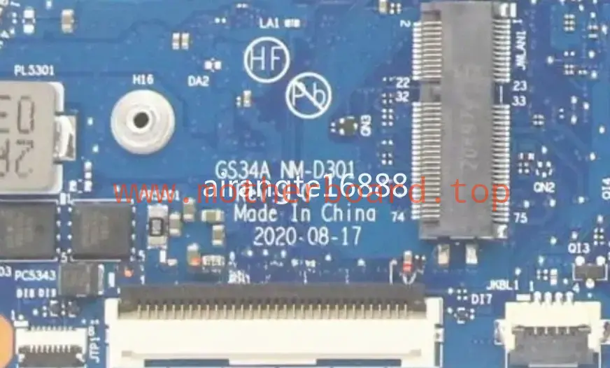 NM-D301 For Lenovo Ideapad S540-13ITL Motherboard W/ i5 i7 CPU 16G RAM MX450 2G 3