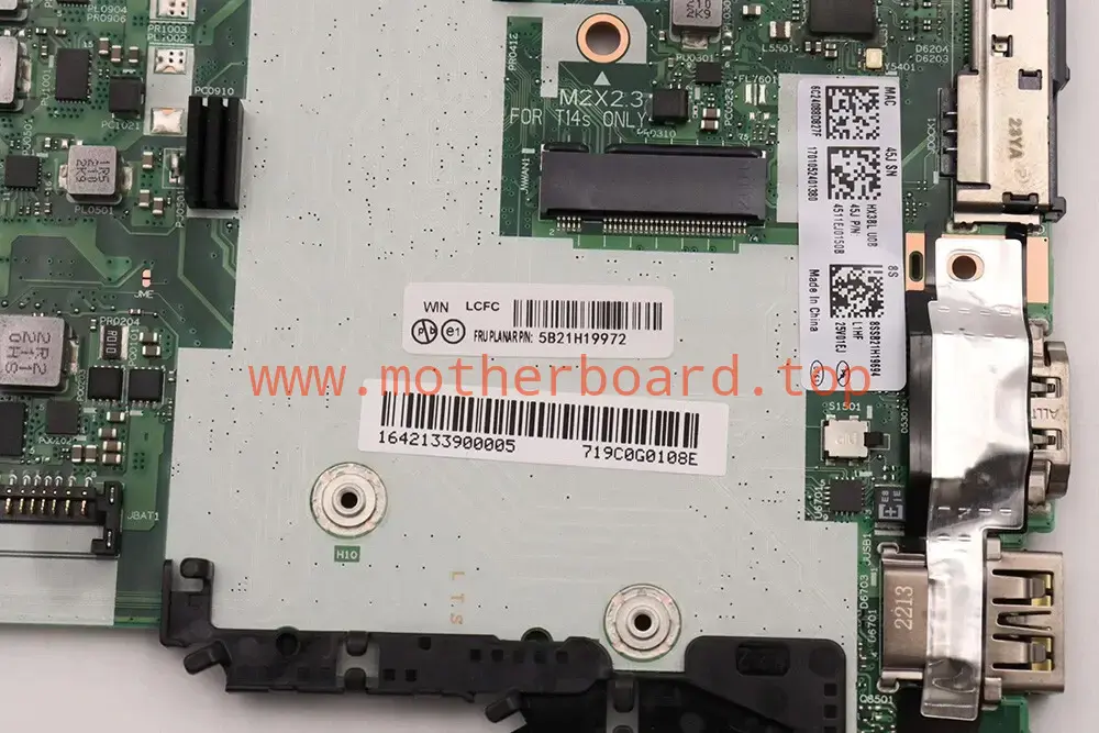 NM-D361 For Lenovo ThinkPad T14s X13 Gen 2 Motherboard i5 i7 8G 16G 5B21H19972 3
