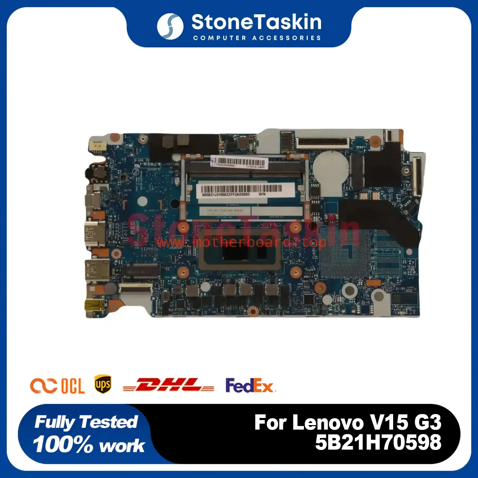 5B21H70598 For Lenovo V14 V15 G3 MB I3 I5 CPU 4GB RAM JV471/JV571 NM-E361