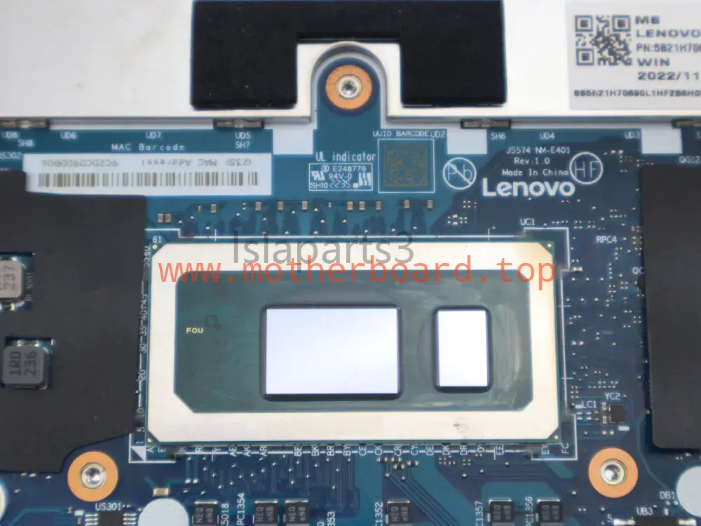 For Lenovo IdeaPad 5 15IAL7 Motherboard I5 I7 NM-E401 5B21H70690 5B21H70694 4