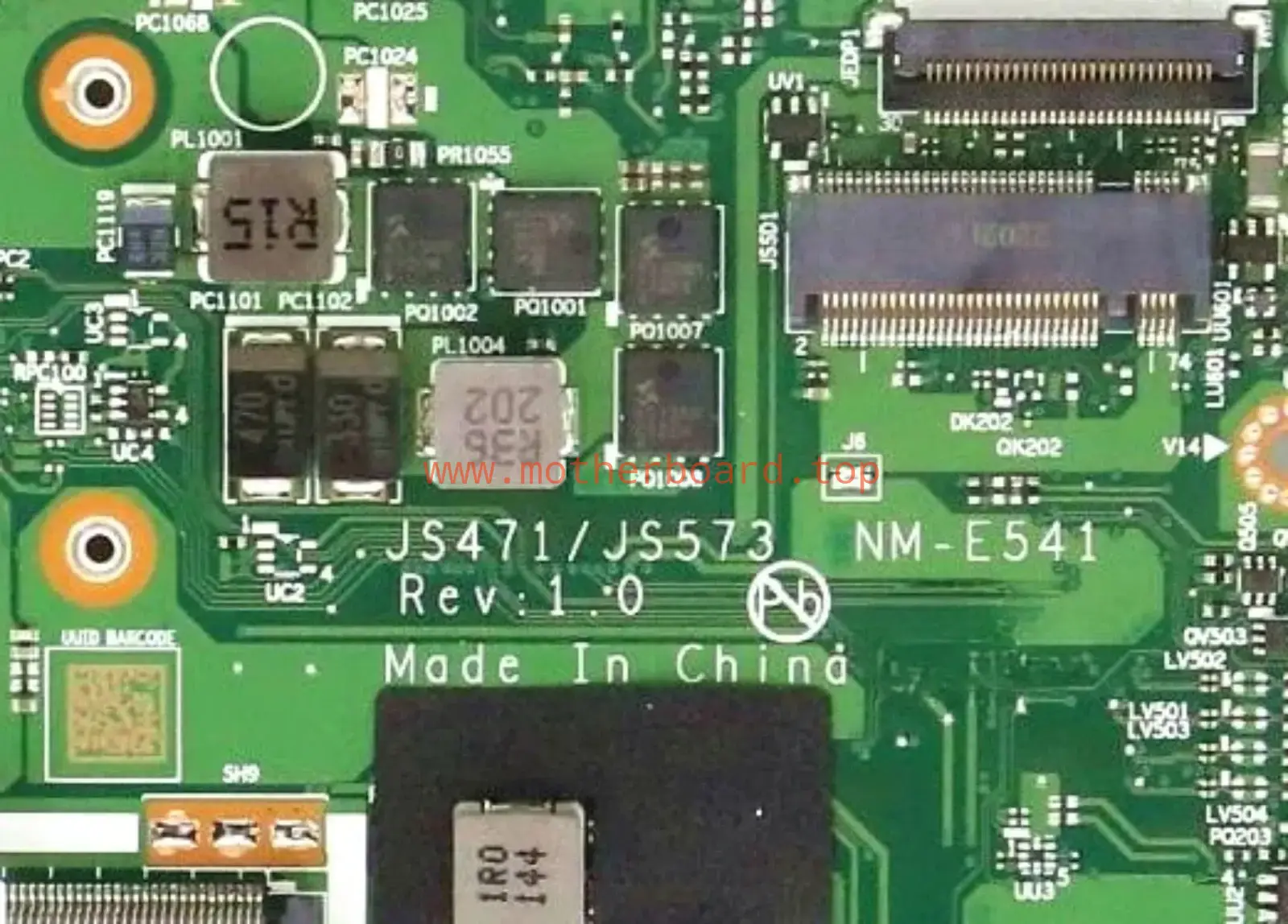 NM-E541 For Lenovo IdeaPad 1 15ALC7/14ALC7 Motherboard CPU R5 R7-5700U RAM 8GB 3