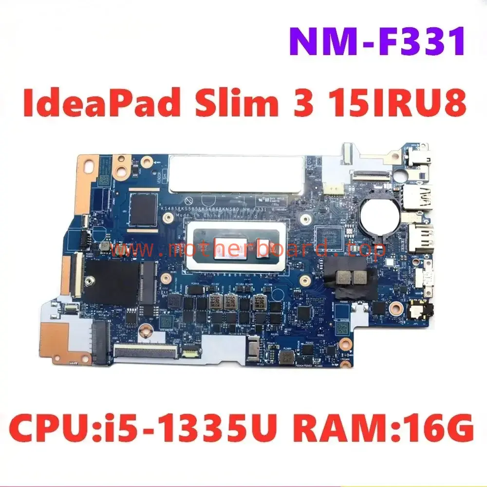 NM-F331 For Lenovo IdeaPad Slim 3 15IRU8 Motherboard I5-1245U i5-1335U 16G