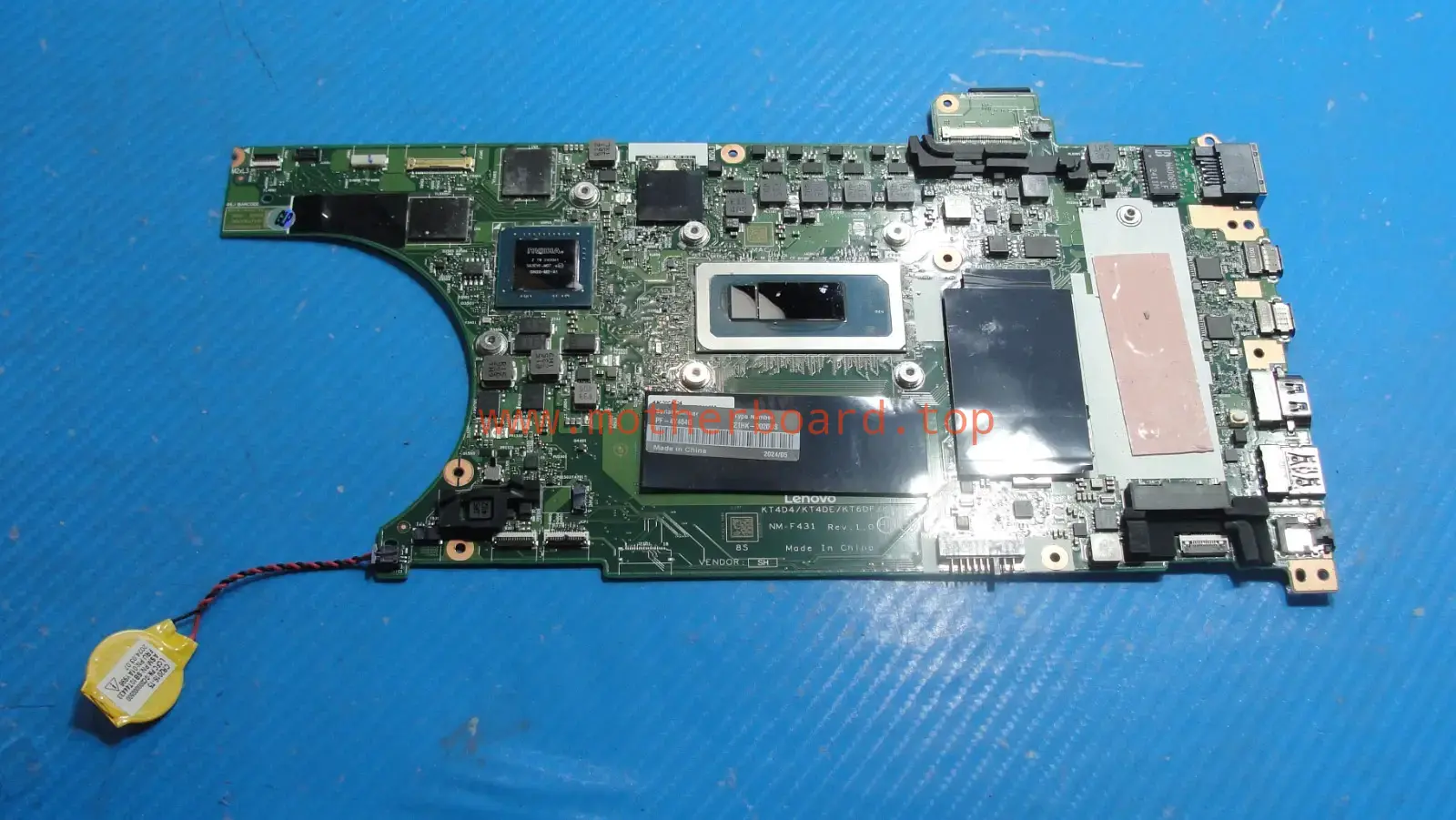 Lenovo P16s Gen 2 16" i7-1360P 2.2GHz 32GB RTX A500 4GB Motherboard NM-F431
